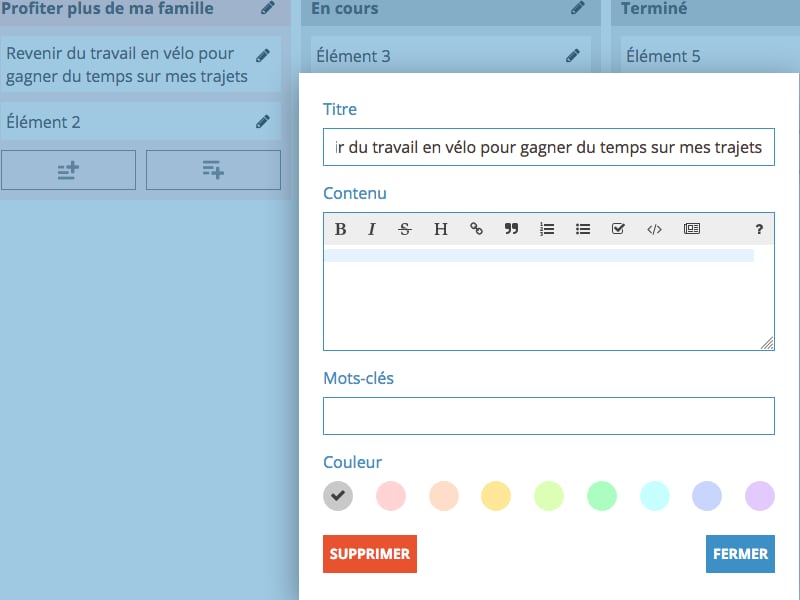 Des outils pratiques pour améliorer la gestion de mon travail scolaire.